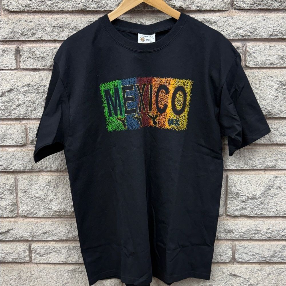 Mexico  Black Tee Shirt